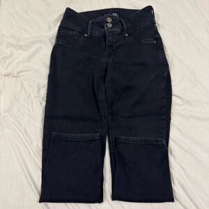 1822 Denim High‑Waist Stretchy Skinny Jeans • Black • Size 6 • EUC